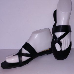 Black Strappy Sandals NIB - REDUCED PRICE IS FIRM
